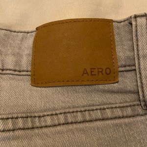 Aeropostale Women's Boyfriend Jeans - Light Gray and Medium wash. Low rise.
